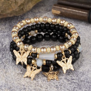 Bohemian style bracelet cross-border hot-selling crystal butterfly