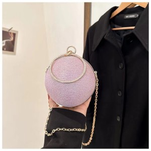 Bags for women, crossbody bags, temperament, niche round bags, handbags, 2024 new niche women's bags, evening diamond bags