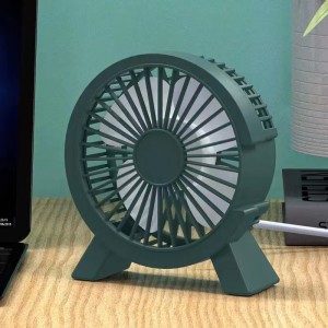 Office desktop small fan ultra-quiet endurance desktop small student dormitory bed large wind volume plug-in fan