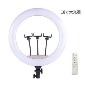 Ring light14 inch18 inch 22 inch live broadcast lighting fill light beauty remote control three color adjustment ring light