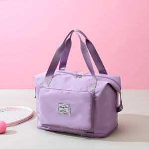 Travel bag women's wet and dry separation sports shoulder bag foldable storage bag fitness bag men's waterproof luggage bag