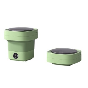 One piece portable folding fully automatic mini washing machine 11L